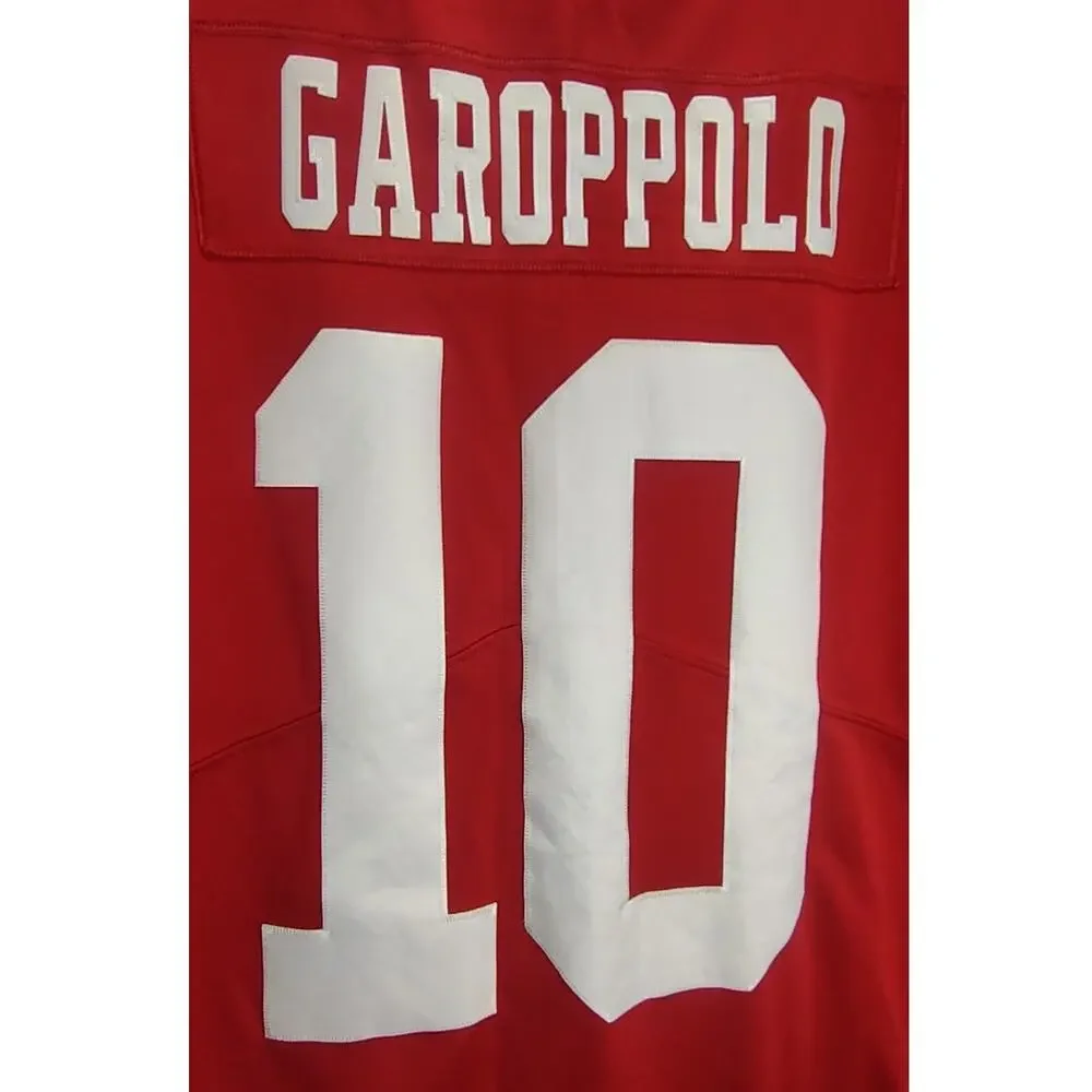 Jimmy Garoppolo San Francisco 49ers Red Jersey Nike On Field NFL Football - Picture 12 of 12
